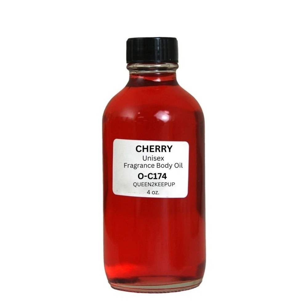 Cherry Unisex Body Oil 4 oz Fragrance Similar All Natural Scent